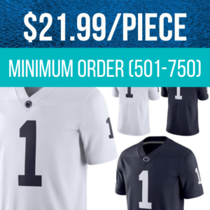 Football Jerseys (501-750) Pieces