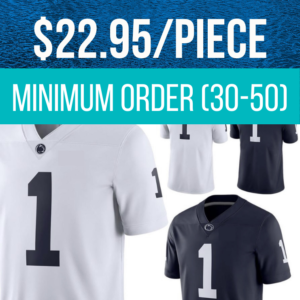 Football Jerseys (30-50) Pieces