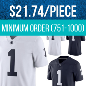 Football Jerseys (751-1000) Pieces