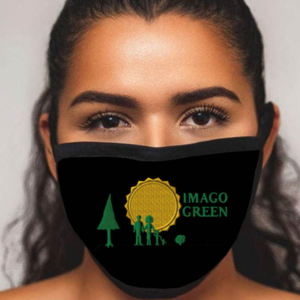 IMAGO GREEN REWASH-ABLE BLACK FACE MASK